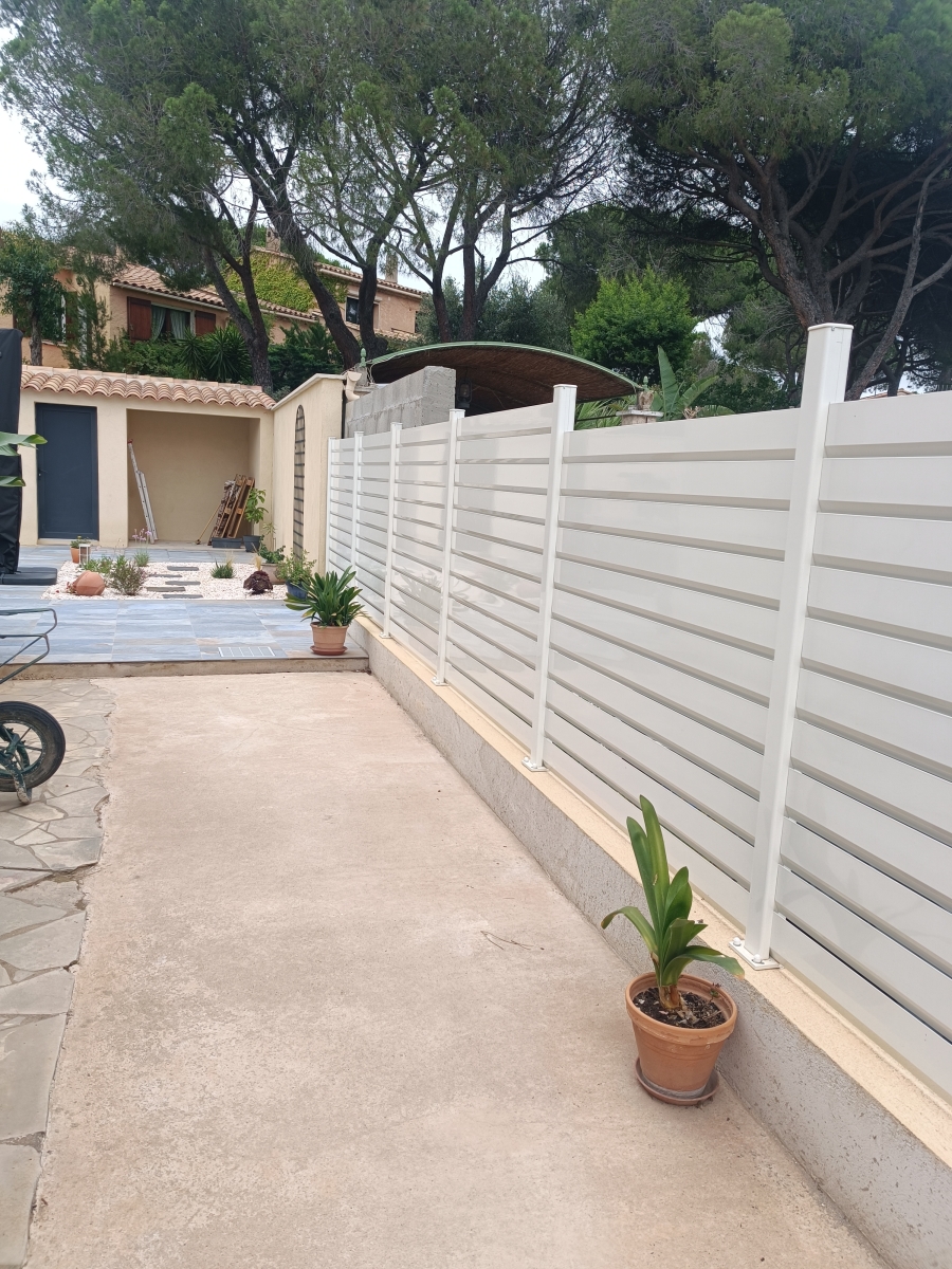 Claustra aluminium brise vue